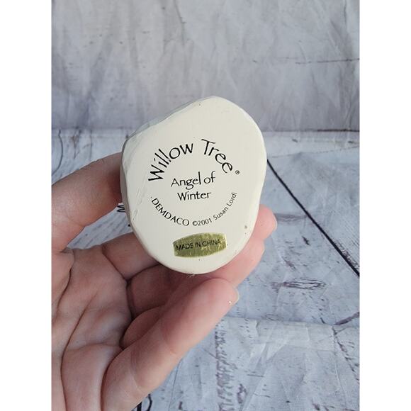 Vintage Willow Tree Angel Of Winter Demdaco 2001 Susan Lordi Wreath - Picture 8 of 8